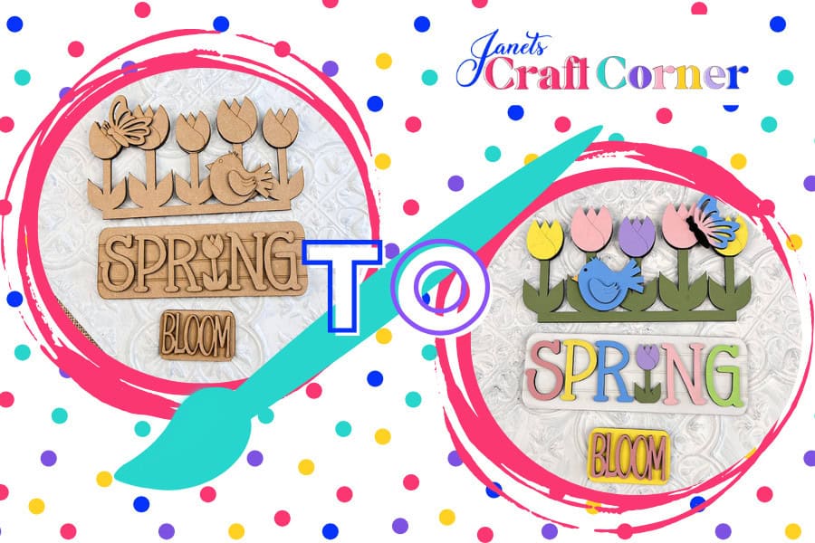 Get Ready for Spring with Interchangeable Spring Tulips Insert