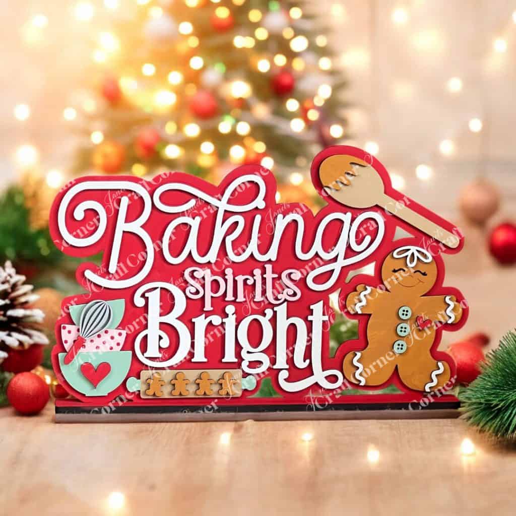 Baking Spirits Bright Shelf Sitter DIY Craft Kit