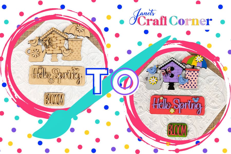 Hello Spring Interchangeable Insert Tutorial Blog Post