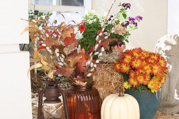 Fall Porch Vignette