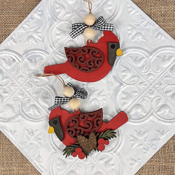 Cardinal Ornaments DIY Craft Kit
