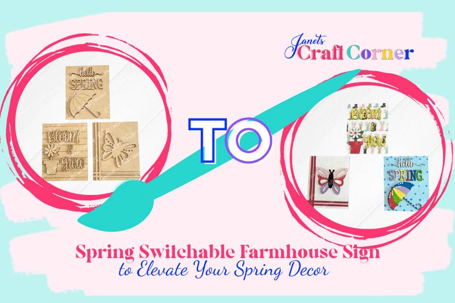 Spring Switchable Farmhouse Signs to Elevate Your Spring Decor