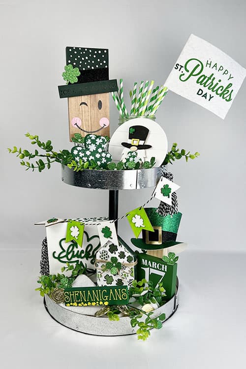 St Patrick's Day Tiered Tray
