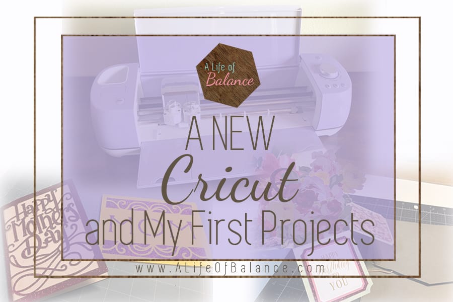 A New Cricut and My First Projects